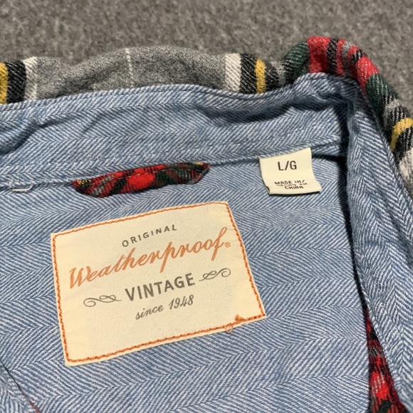 Men’s Weatherproof Vintage Button Down Flannel - Picture 4 of 4